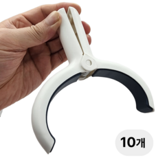 티모아리스 자국없는 방풍 특대형 빨래집게, 10개, 혼합