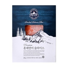 화이트베어 훈제연어 슬라이스, 3개, 200g