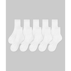 무신사스탠다드 MUSINSA STANDARD 라이트웨이트 미들 삭스 10팩 [화이트] MEASC0Z06-WH 150124