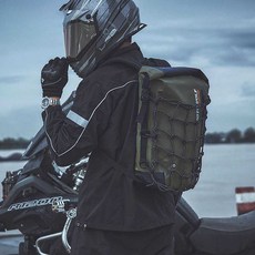 오토바이백팩 자전거 라이딩 보호 보관 어깨 스토리지, 1개, 21L /  green색 / 2L 물통 증정