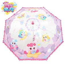 캐치티니핑 투명 우산 유아용 캐릭터 장우산 아동 어린이집 유치원 등원템