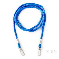SH월드 마스크목걸이줄 양쪽 파랑 850MM 0860 아기마스크스트랩