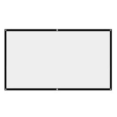 加厚摺疊布幕 巧攜幕 便攜布幕 60吋 72吋 80吋 100吋 攜帶型布幕 露營布幕 投影布幕