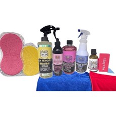 ISC愛洗車 洗車基本組優惠組 包含洗車工具 洗車套餐 汽車美容藥劑及輪框清潔用品 適用於機車自助洗車, 1個, 贈送200g 30*30cm布2條