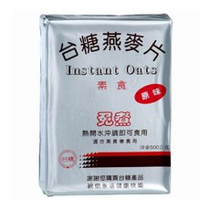 台糖 原味即食燕麥片, 500g, 1個