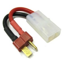 타미야변속기에 딘스잭 배터리사용 DEANS 숫 TO TAMIYA 암 변환잭, 1개