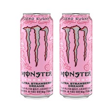 몬스터 에너지 울트라 스트로베리 드림즈 500ml, 24개입