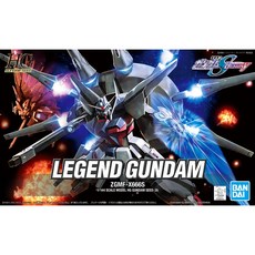 BANDAI HG 1/144 傳說鋼彈 (Legend Gundam) ZGMF-X666S 天帝鋼彈 組裝模型, 1個