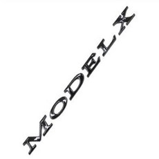 [모터스파이] 테슬라 호환 트렁크 이니셜 엠블럼 MODEL S 3 X Y SPACEX 모음, 모델X 블랙 유광