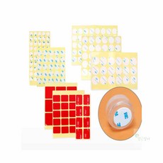 YGSA 폼 양면테이프 3M양면테이프, 원형/반투명 26mm