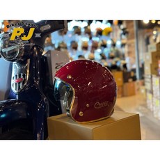 捷寶騎士部品 chief demeter 復古安全帽 內置鏡片 經典6色, 復古勃根地紅,S