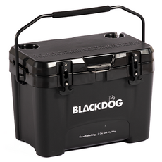 BLACKDOG 캠핑용 PP 아이스박스 BD-BWX003, 26L 블랙, 블랙, 26L