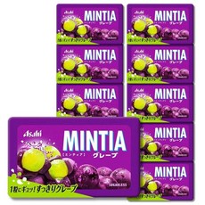 아사히 민티아 캔디 포도맛 사탕 50정 10개 세트