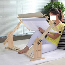 대형 자수틀 바느질 프레임 공방 작업판 스탠드 수틀, 100+80+52cm(3가지 사이즈 포함), 100+80+52cm(3가지 사이즈 조절가능), 1개