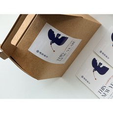 [노씨네인쇄소] 블루까치띠지 설날띠지 새해포장띠지 답례품, 30개, 블루까치디자인