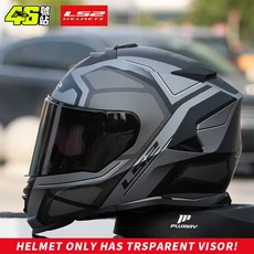 LS2 스톰 오토바이 헬멧 풀 페이스 헬멧 ECE 인증 ls2 ff800, 02 Gray Armour, 02 M