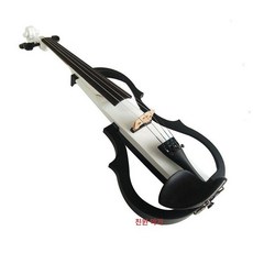 블루투스 전자 바이올린 연주 연습용 화이트 일렉트릭 악기, 1개, 수입 화이트+블루투스+악보+스피커, 기본 모델명/품번