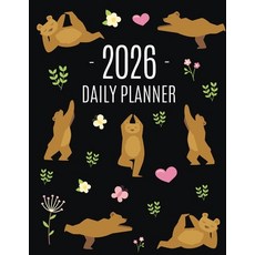 (영문도서)Yoga Bear Planner 2026: For All Your Weekly Appointments! Cool Daily Organizer w... Paperback, Semsoli, English, 9781965994832
