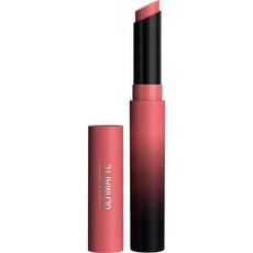 메이블린뉴욕 Maybelline Color Sensational Ultimatte 매트 립스틱 건조하지 않음 강렬한 컬러 안료 모어 블러시 로즈 핑크 1개입 25671, 499 More Blush, 1