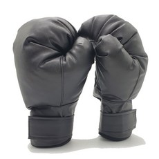 어린이 입문 아동 복싱 권투 글러브 솜 글러브 집에서 펀칭놀이 원펀치쓰리칼로리, 검정