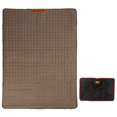 유캠프 프리미엄 탄소온열매트(2인용)(수납가방포함), 진그레이