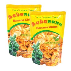 필리핀 사바나나 바나나칩, 100g, 2개