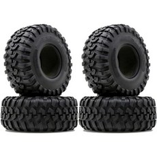 RC 휠 타이어 트랙스 트랙스4용 Axial SCX10 90047 D90 D110 TF2 RR10용 130mm 22인치 고무 바위 110 암석 크롤러용