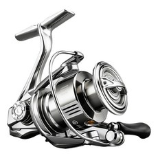 Huidiao 스텔라 스피닝 릴 2000-7000 올라운드 루어 릴 5.2:1 유격 없는 핸들 12kg드래그력, 실버, AP-II 7000