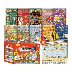 風車圖書 幾米兒童圖書 寫給孩子的中國歷史圖解翻翻書(全套10冊) 800種互動翻翻 親子共讀歷史啟蒙, 寫給孩子的中國歷史圖解翻翻書