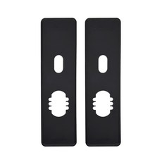 경동원 나비엔 무타공 도어락 미니주키 푸시풀호환 통합보강판 2개 1세트, 보강판 블랙, 단순배송상품