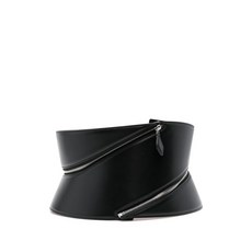 알라이아 집업 레더 코르셋