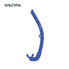 游龍潛水 BREATHE 自潛呼吸管 - 可折疊自由潛水呼吸管 (附收納殼), 藍色