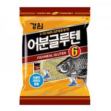 경원산업 어분글루텐6 경원떡밥 붕어떡밥 2개, 6개, 40g