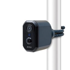 무사시 (MUSASHI) RITEX 충전식 어디서나 센서 Wi-Fi 카메라 실외사용OK 휴대 폰연동 방범카메라 C-RC7200, 1개