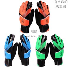 1 雙足球守門員手套乳膠防滑守門員手套耐磨透氣運動手套, 橙色,5, 1個