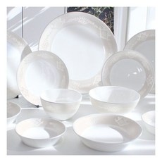 레이스 밥공기 1p 펄 밥그릇