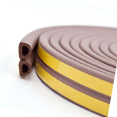 9x6mm 씰링 가드 바람막이 d 형 문틈 막이 외풍차단 출입문 창문 바람차단 문틈막이, 화이트