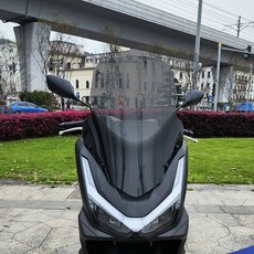 PCX160 PCX125 윈드 스크린 실드 오토바이 PCX 160 125 66cm 디플렉터에, bla gray