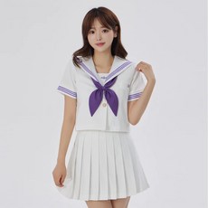 (대여)대만교복 드라마 여주 스타일 단추 리본 타이