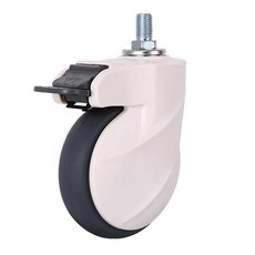 5인치 M16 우레탄 바퀴 샤워트롤리 목욕카 침대 병원, 1개, 5인치 M16x25(브레이크)