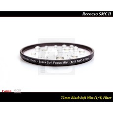 【柔焦鏡】公司貨 Recocso 72mm 柔焦鏡.朦朧鏡.Black Mist德國鏡片 2代SMC多層奈米超級鍍膜, 1個
