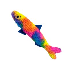 黃金貓 大魚貓草玩具 貓玩具 狗玩具 寵物玩具, 1個, 彩色魚, 彩色