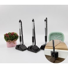 TDD 관공서 볼펜 은행 안내 접수 창구 부착식 스프링 볼펜 검정 1P, 본상품