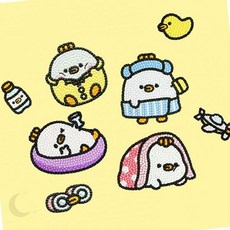 십자수 만들기 스티커 향상 개발 창의력 손재주 공예 놀이 집중력 어린이 세트, 상세페이지 참조, 1개