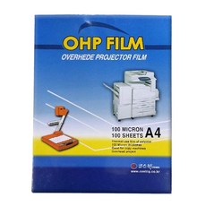 코스빅 OHP A4 100매 벌크PP포장, OHP(A4), 100개