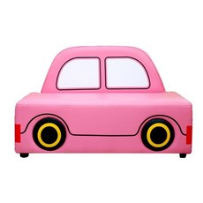 HR 택시 유아쇼파 행복하게 사는거야, 색상_핑크