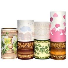 현대 프리미엄 띠시트지 몰딩띠벽지, 03.로얄튤립 뉴트럴그레이(HT20925)