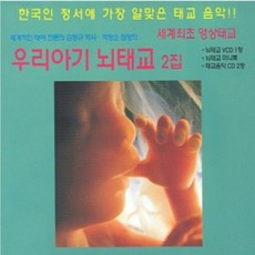 미개봉CD) 우리아기뇌태교 2집- 세계최초 영상태교 (2CD/VCD/미니북)