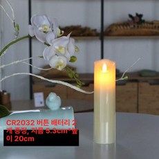 LED 전자촛불 티라이트 건전지초 전자양초, 석유 5.3 x 20cm