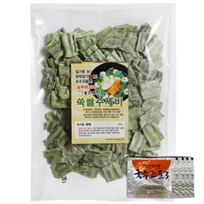 쑥쌀수제비 스프 세트 4인분500g, 쑥쌀수제비 스프 세트 4인분(500g), 1개